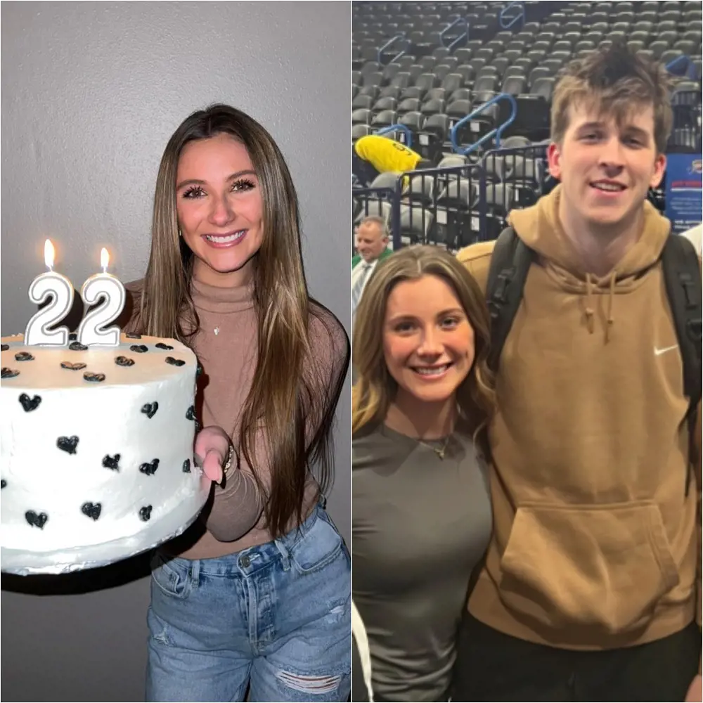 Jenna often comes to the basketball arena to cheer for Austin.