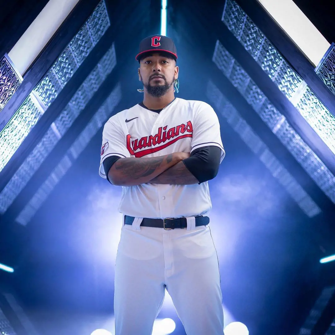 Emmanuel ready for 2023 Opening Day of Cleveland Guardian. 