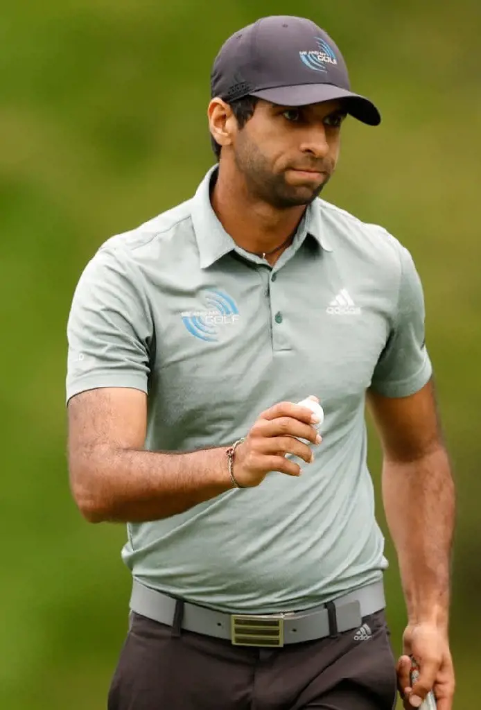 Aaron Rai in the Wells Fargo Championship in 2022