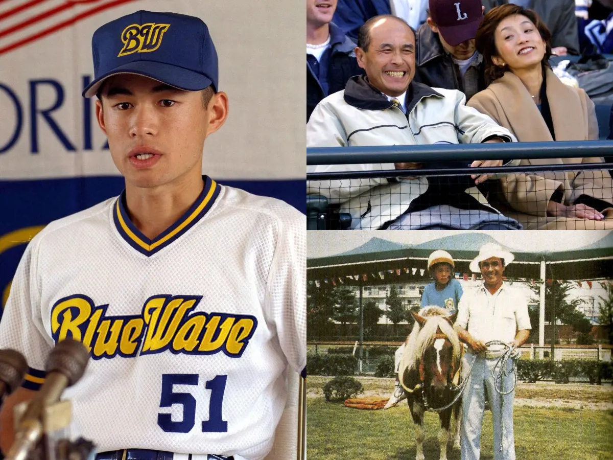 Nobuyuki and Yoshie attends Ichiro's MLB debut game in 2001