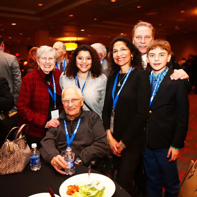 Izzo with his old folks and offspring after being inducted into the 2015 Michigan Hall of Fame.