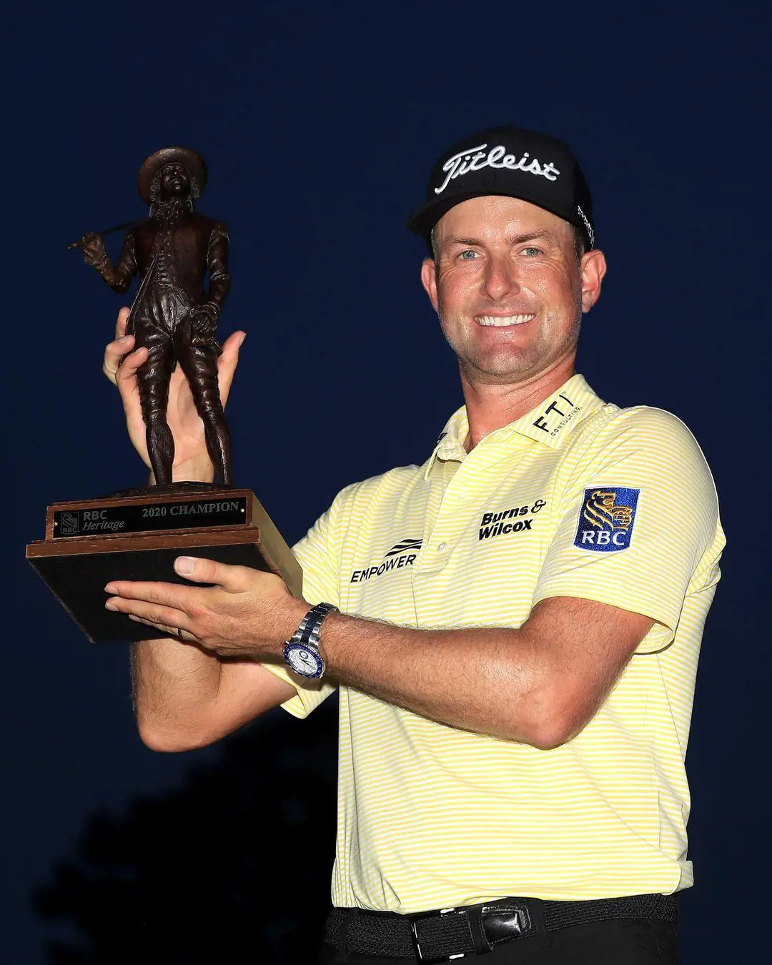 Webb won the RBC Heritage at Harbour Town Golf Links on June 22, 2020.