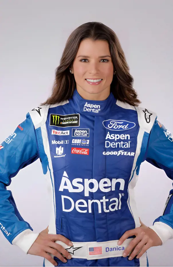 Danica during Atlanta Motor Speedway pre-report for Aspen Sental 10 team. 