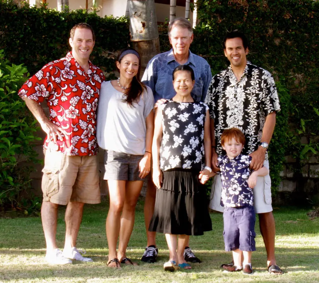 Erik with Jon, Elisa, and Monica in Philippines, March 2012