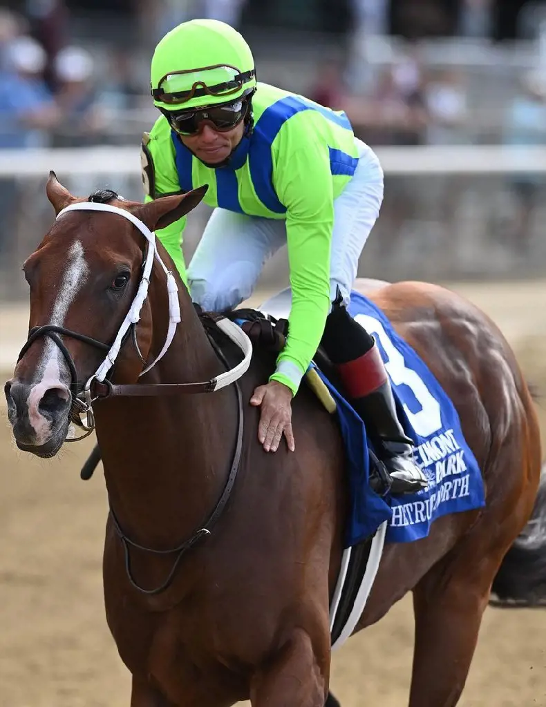 Jackie warrior at Belmont Park Race Track in June 2022