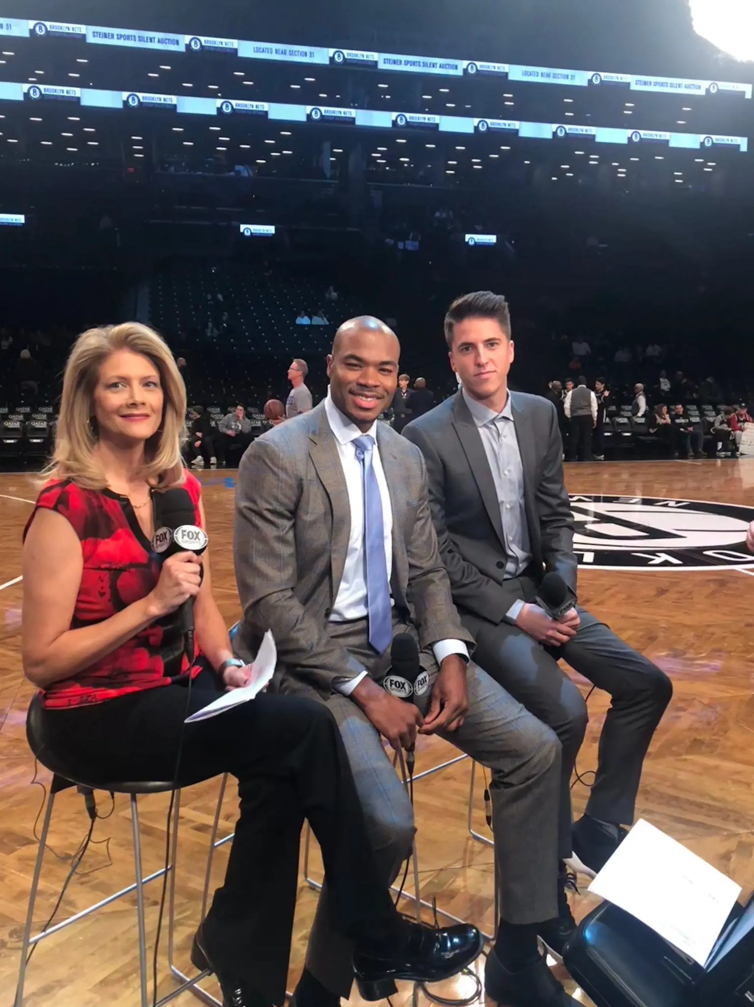 From left- Jeanne Zelasko, Corey and Jovan pictured together. 