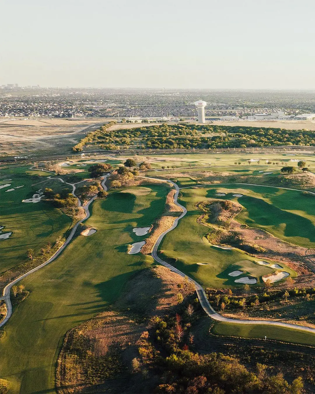 Frisco from a high viewpoint. It shall become official headquarter of PGA from 2030