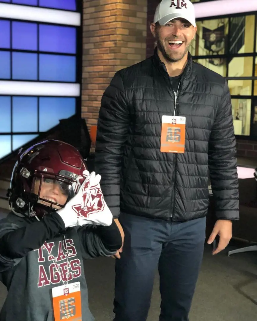 McGee hanging out with his nephews