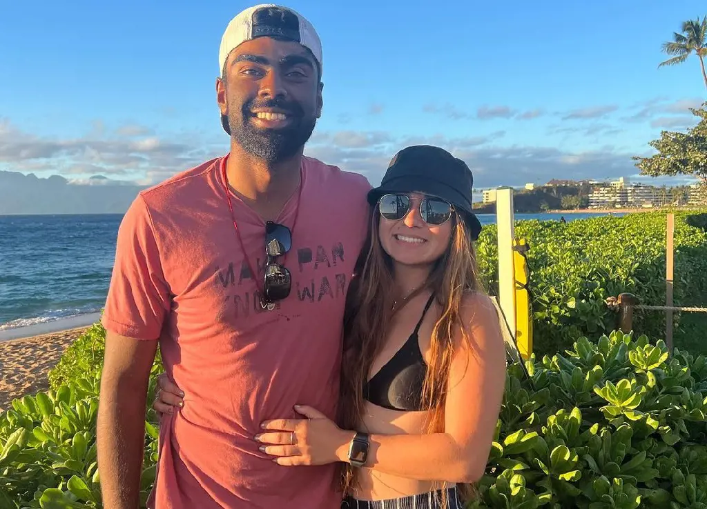 Sahith and partner Juju had celebrated 2023 New Year in Kapalua, Hawaii.