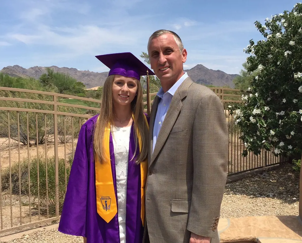 Proud Bobby on Sydney's graduation say in May 2016