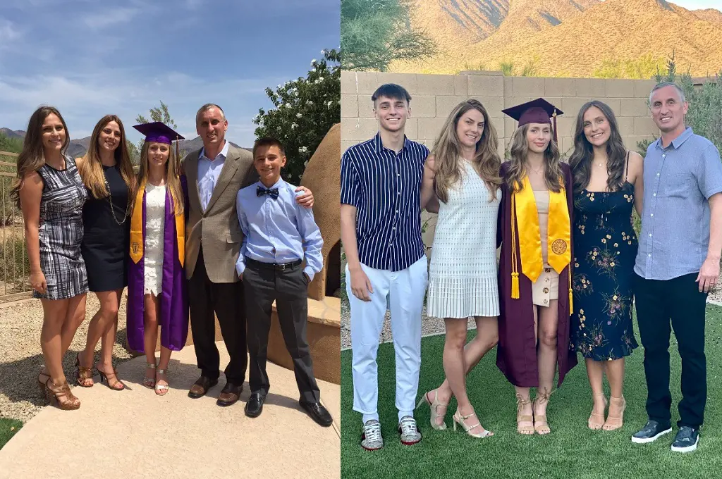 Bobby celebrates graduation of his little girl Sydney from Arizona University in May 2020