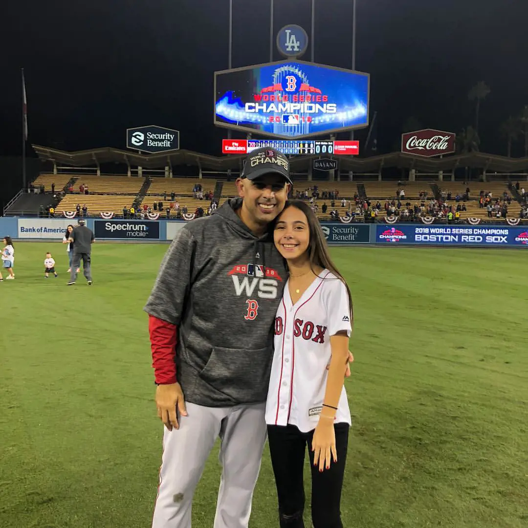 Camila attending World Series Championship on October 29, 2018 with Alex. 