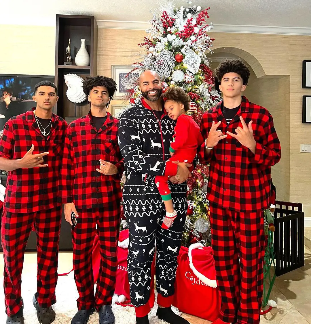 The Boozer family celebrating Christmas on December 25, 2022