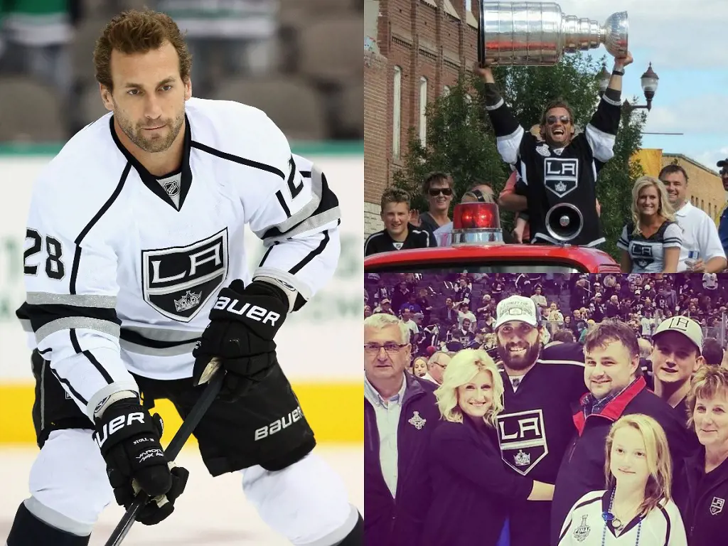 (Right Top) Jarret flaunting his Stanley Cup in June 2014