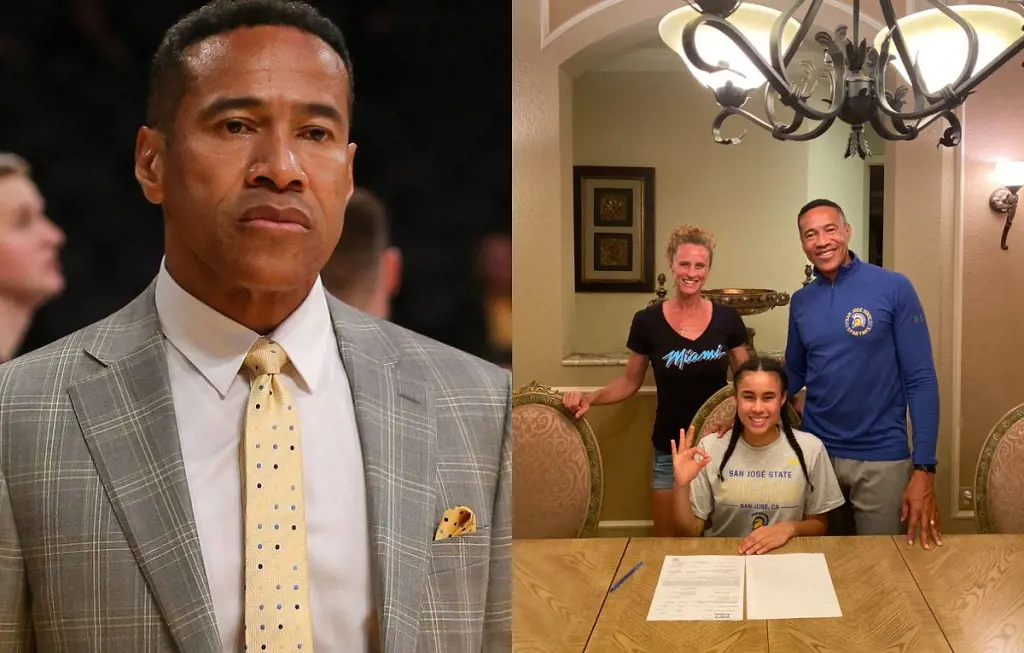 Mark and Sara with Sophia as she signed for the San Jose State in 2020