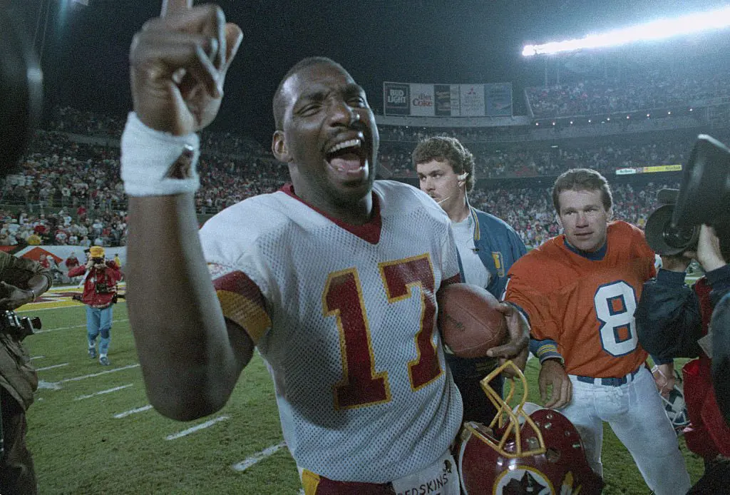 Doug Williams of the Redskins scored 42 points for the team to win the Super Bowl in 1988.