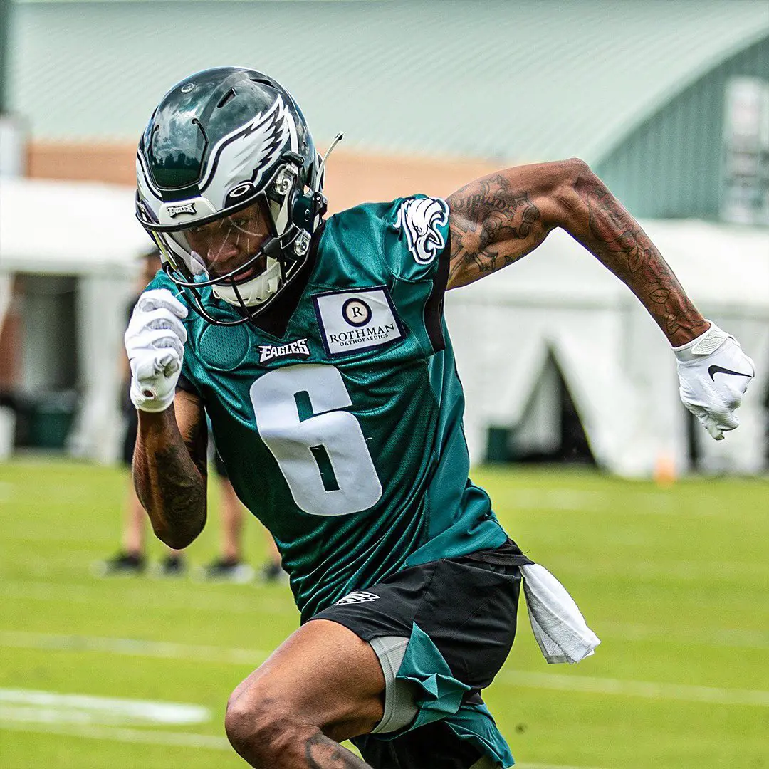 DeVonta Smith has been a valuable player for the Eagles.