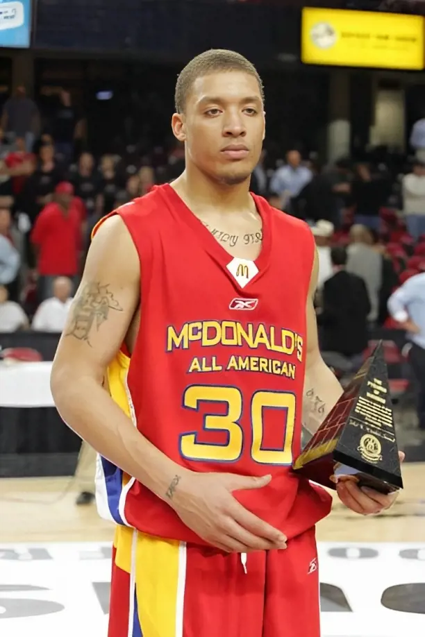 Michael Beasley joined Notre Dame Prep after leaving Oak Hill