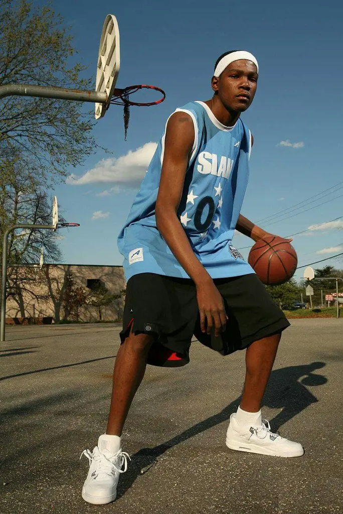 Young Kevin Durant during his high school days