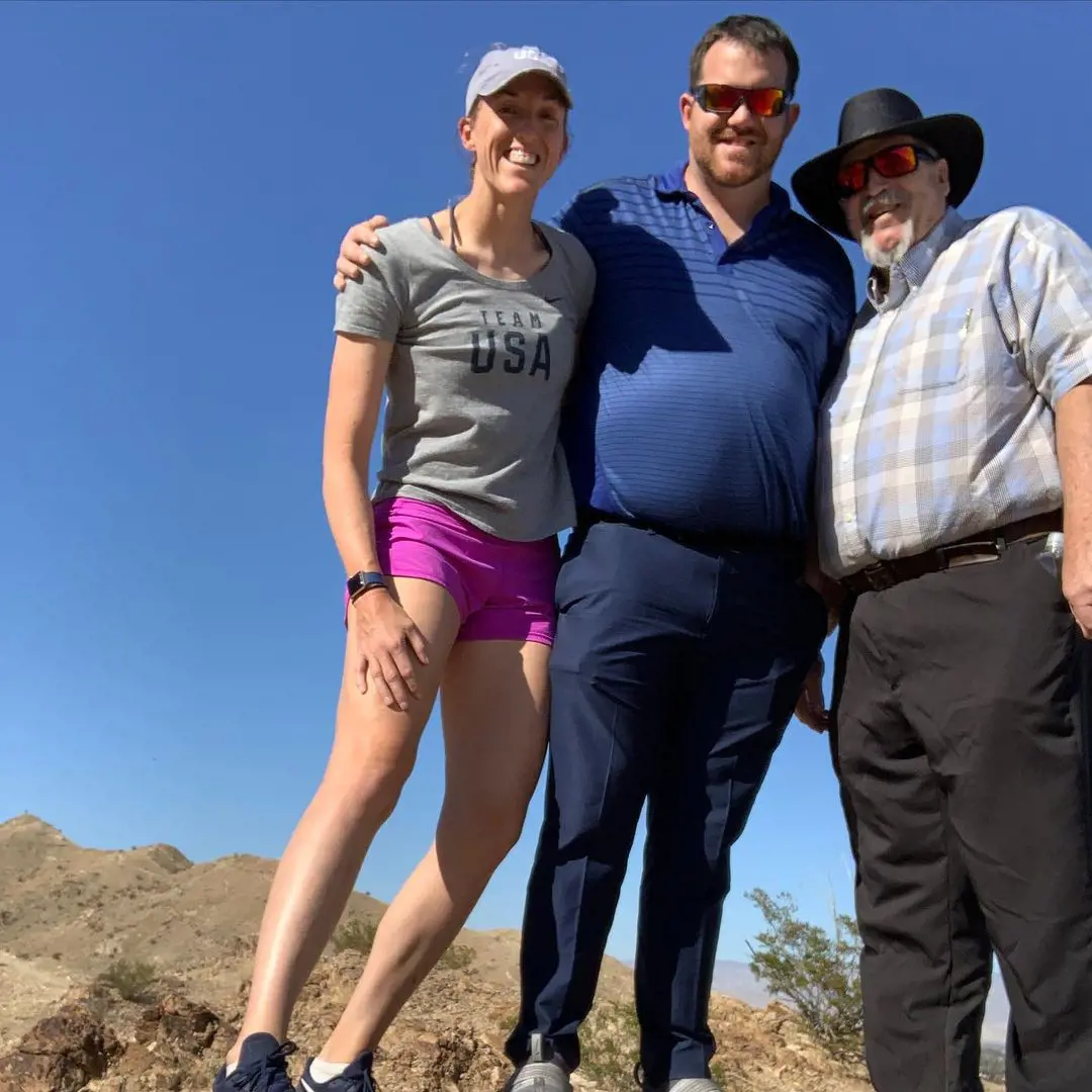 Monica with Jared(middle) and Bruce(right) at the Palm Springs, California. 