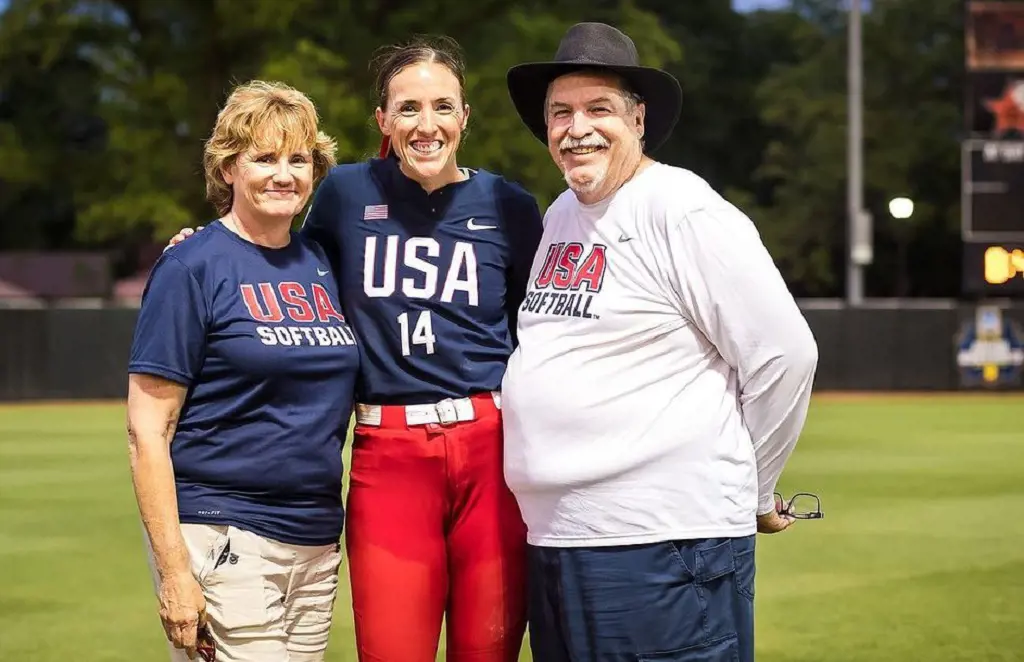 Bruce and Julie supporting Monica in her game on June 19, 2021. 