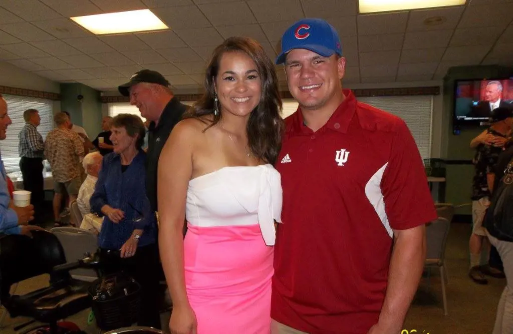 Kyle and Paige at the 2014 Major League Baseball draft watch party. The Chicago Cubs drafted him in the 1st round of the fourth