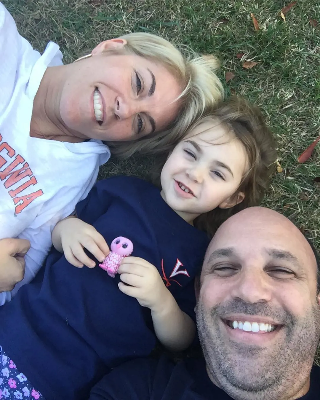 Melanie with her husband Sal Recupero and daughter Maya.