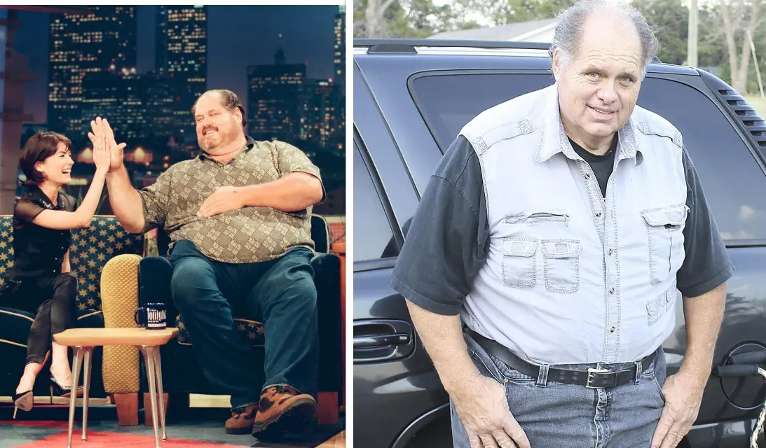 Cleve with actress Lara Flynn Boyle (left photo) during the The Tonight Show with jay Leno in 1999. Cleve (right photo) captured by The Times in 2010, a year before his passing away.