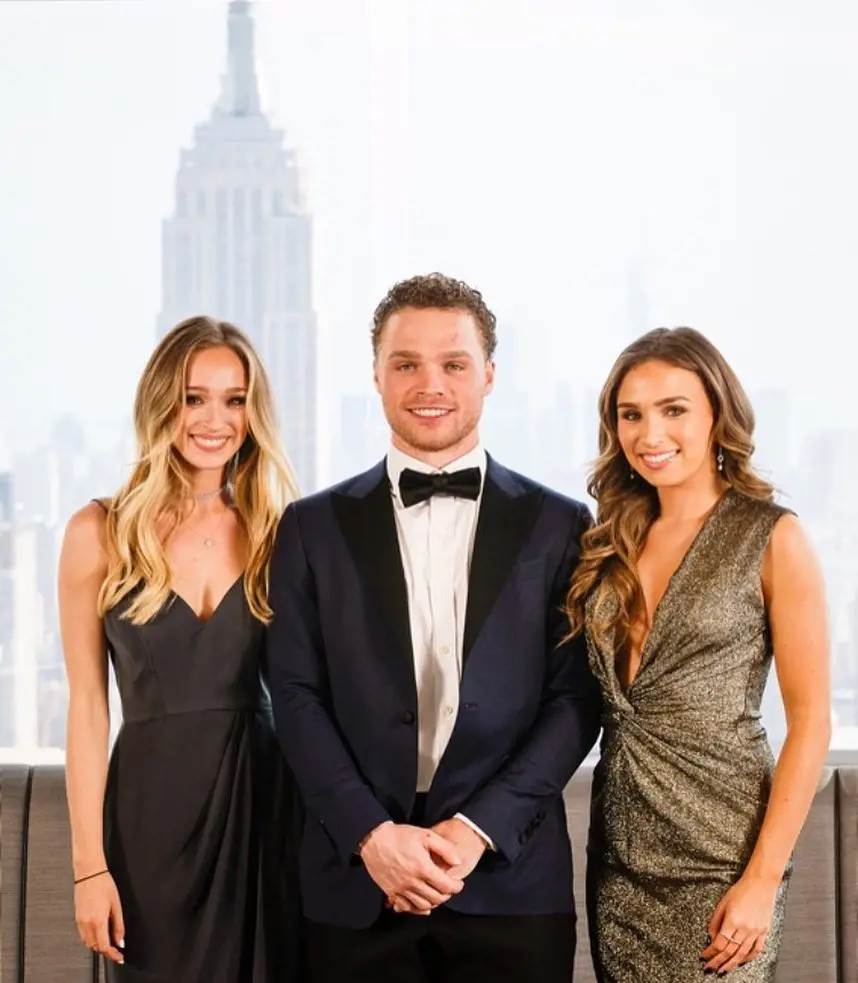 Carlin (left) with Max and Avery at Rainbow Room on September 1, 2017. 